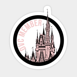 DVC Member Magic Castle Millennial Pink Sticker